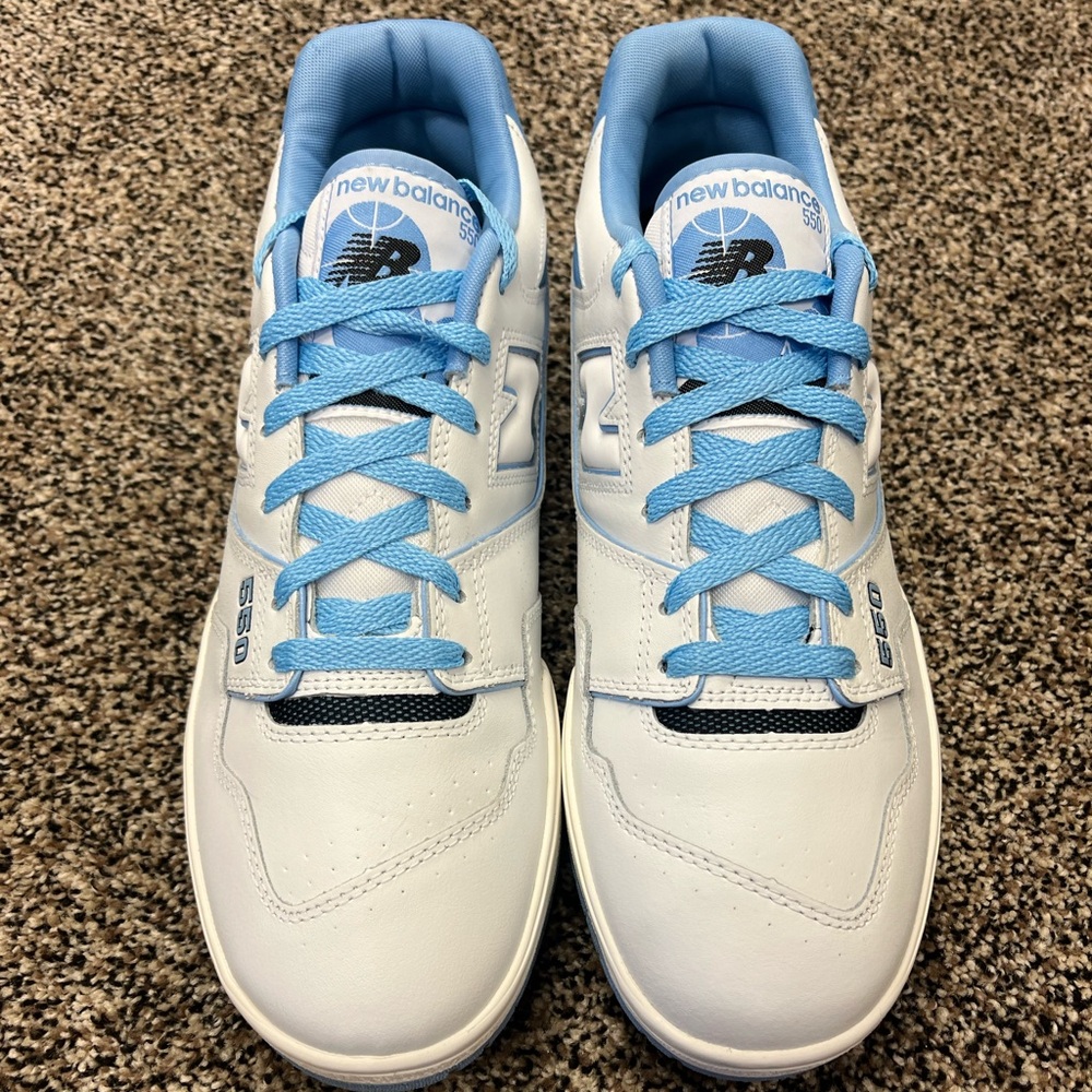 Size 12 - New Balance 550 Team Carolina Blue Black Leather (BB550HL1)